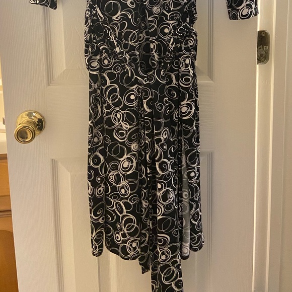 I.N. Studio black dress with pattern - Picture 4 of 4